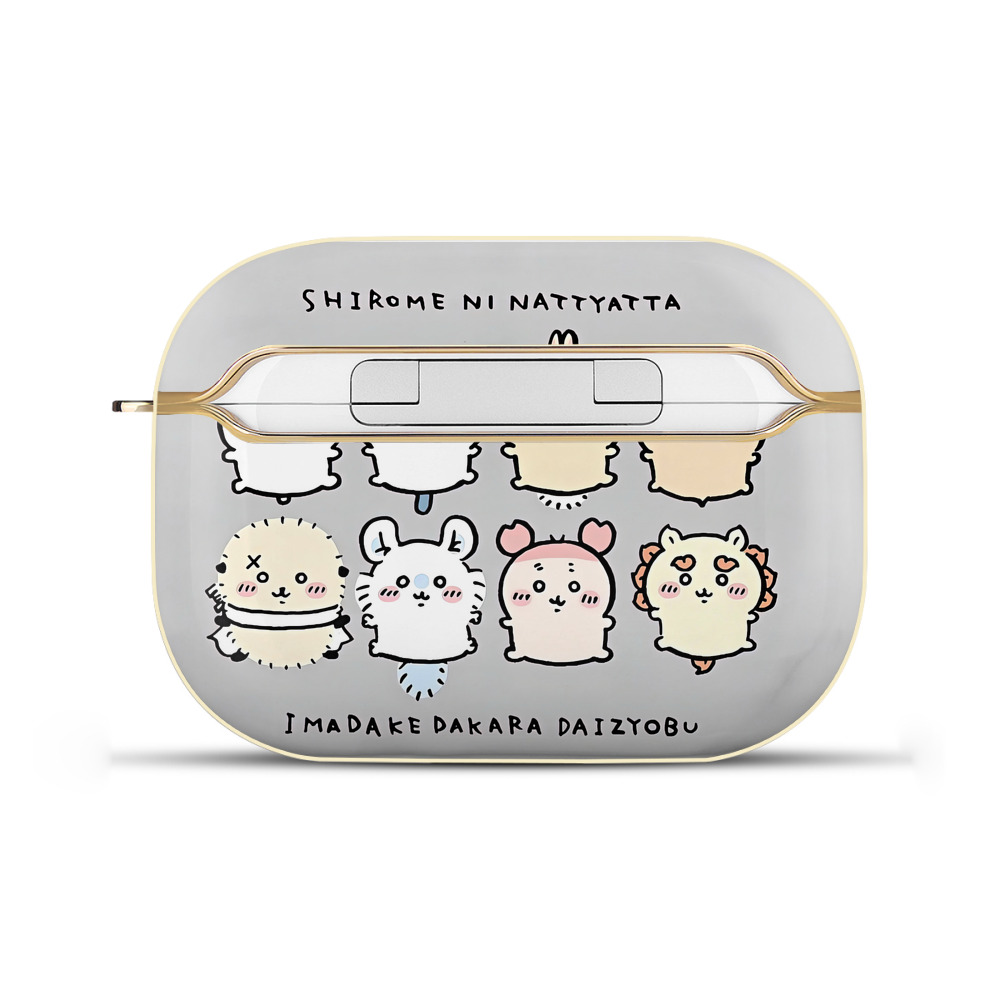 （画像用） ちいかわ Chii-kawa 【AirPods Pro用】ハードシェル保護ケース｜耐衝撃・防指紋・カラビナ付き商品仕様