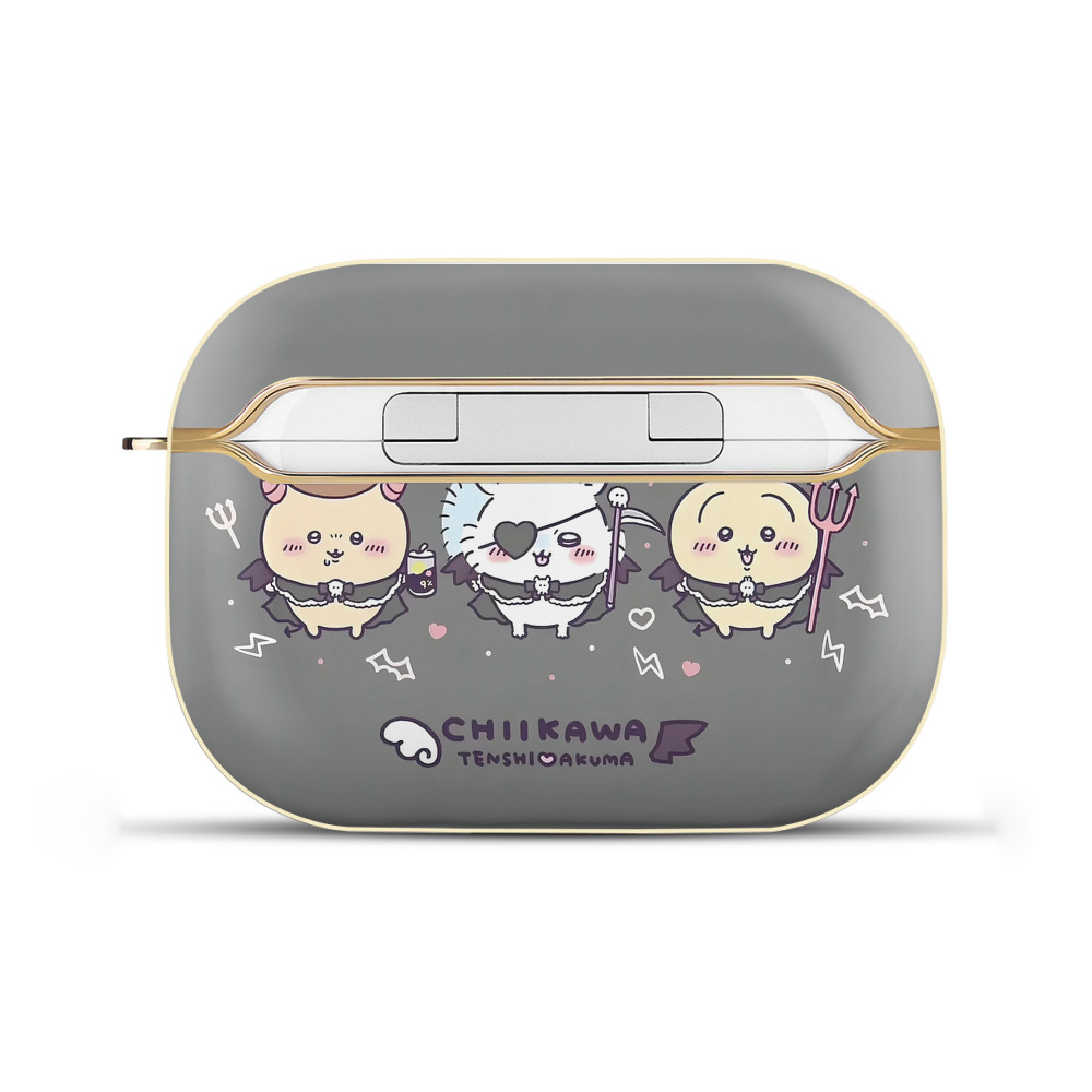 （画像用） ちいかわ Chii-kawa 【AirPods Pro用】ハードシェル保護ケース｜耐衝撃・防指紋・カラビナ付き商品仕様