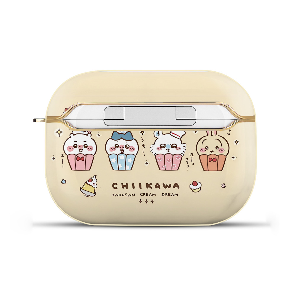 （画像用） ちいかわ Chii-kawa 【AirPods Pro用】ハードシェル保護ケース｜耐衝撃・防指紋・カラビナ付き商品仕様
