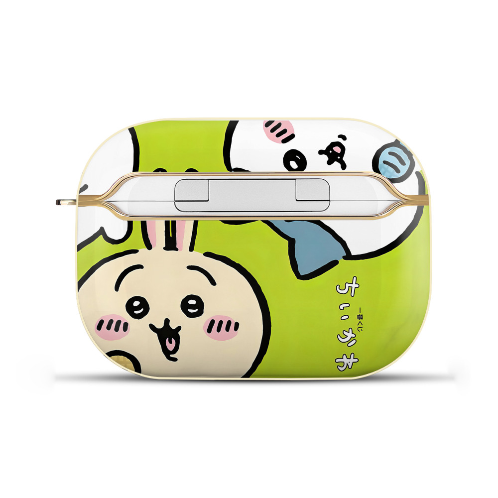 （画像用） ちいかわ Chii-kawa 【AirPods Pro用】ハードシェル保護ケース｜耐衝撃・防指紋・カラビナ付き商品仕様