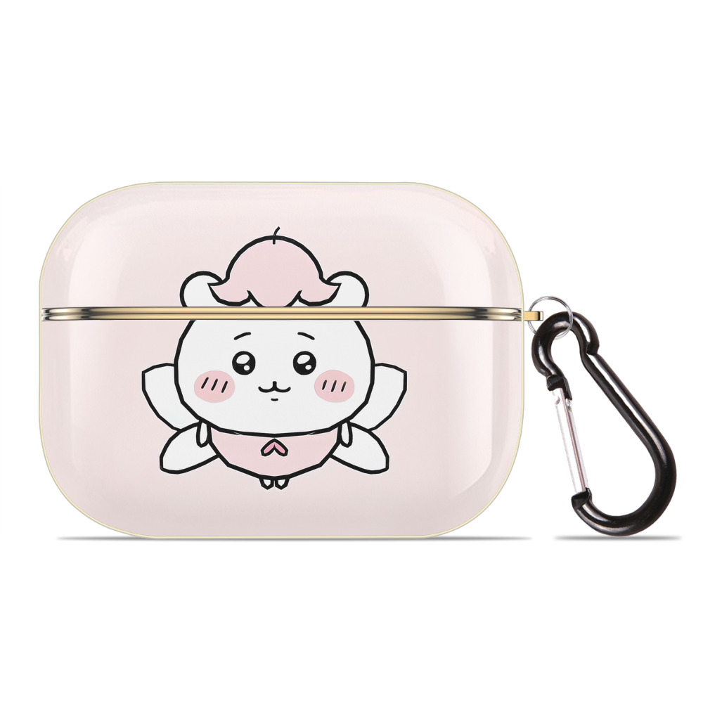 （画像用） ちいかわ Chii-kawa 【AirPods Pro用】ハードシェル保護ケース｜耐衝撃・防指紋・カラビナ付き商品仕様
