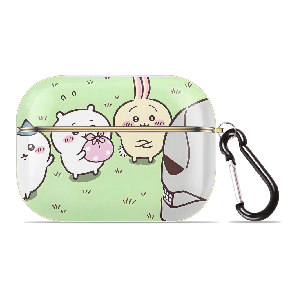 （画像用） ちいかわ Chii-kawa 【AirPods Pro用】ハードシェル保護ケース｜耐衝撃・防指紋・カラビナ付き商品仕様