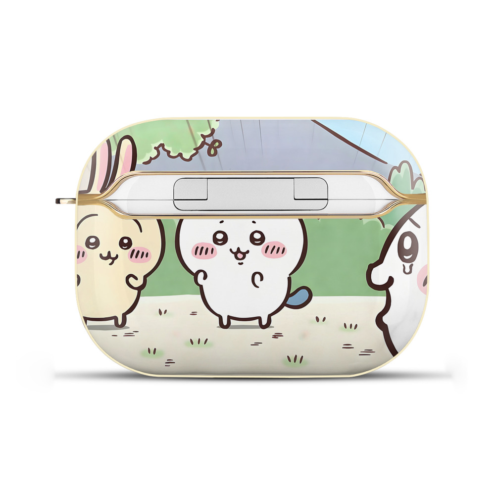（画像用） ちいかわ Chii-kawa 【AirPods Pro用】ハードシェル保護ケース｜耐衝撃・防指紋・カラビナ付き商品仕様