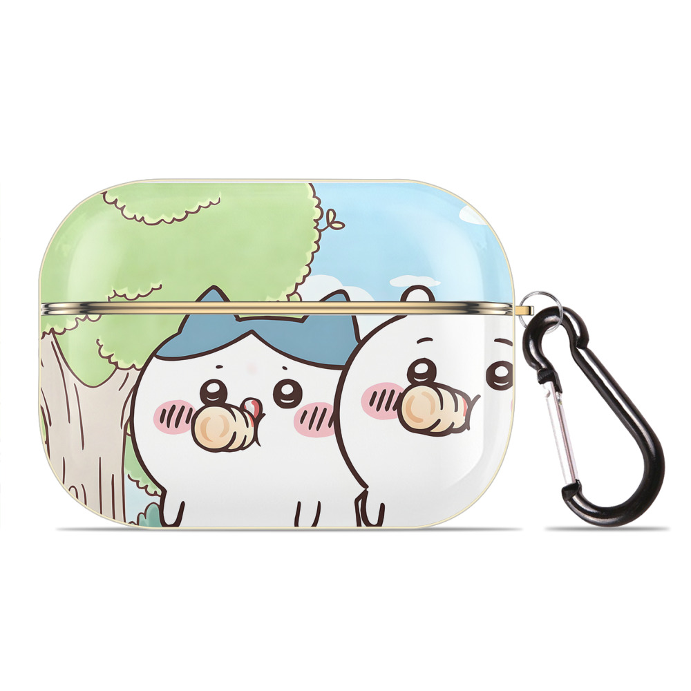 （画像用） ちいかわ Chii-kawa 【AirPods Pro用】ハードシェル保護ケース｜耐衝撃・防指紋・カラビナ付き商品仕様