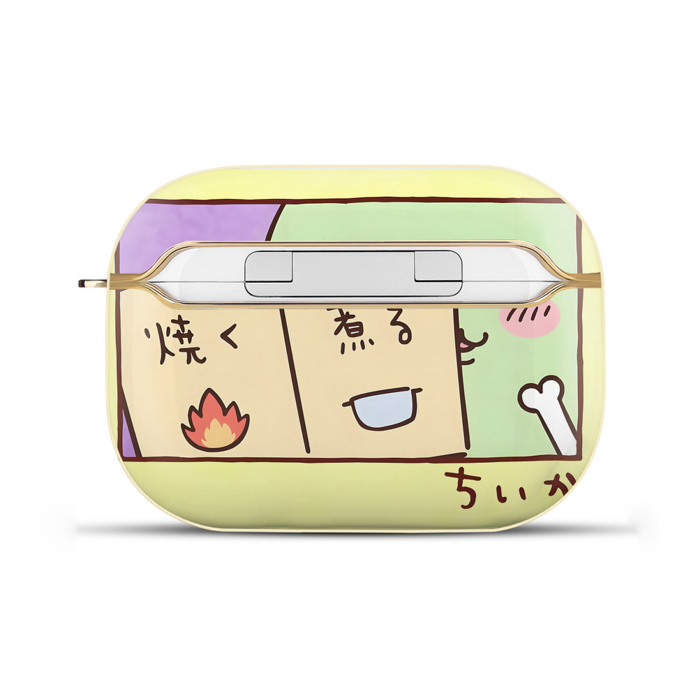 （画像用） ちいかわ Chii-kawa 【AirPods Pro用】ハードシェル保護ケース｜耐衝撃・防指紋・カラビナ付き商品仕様