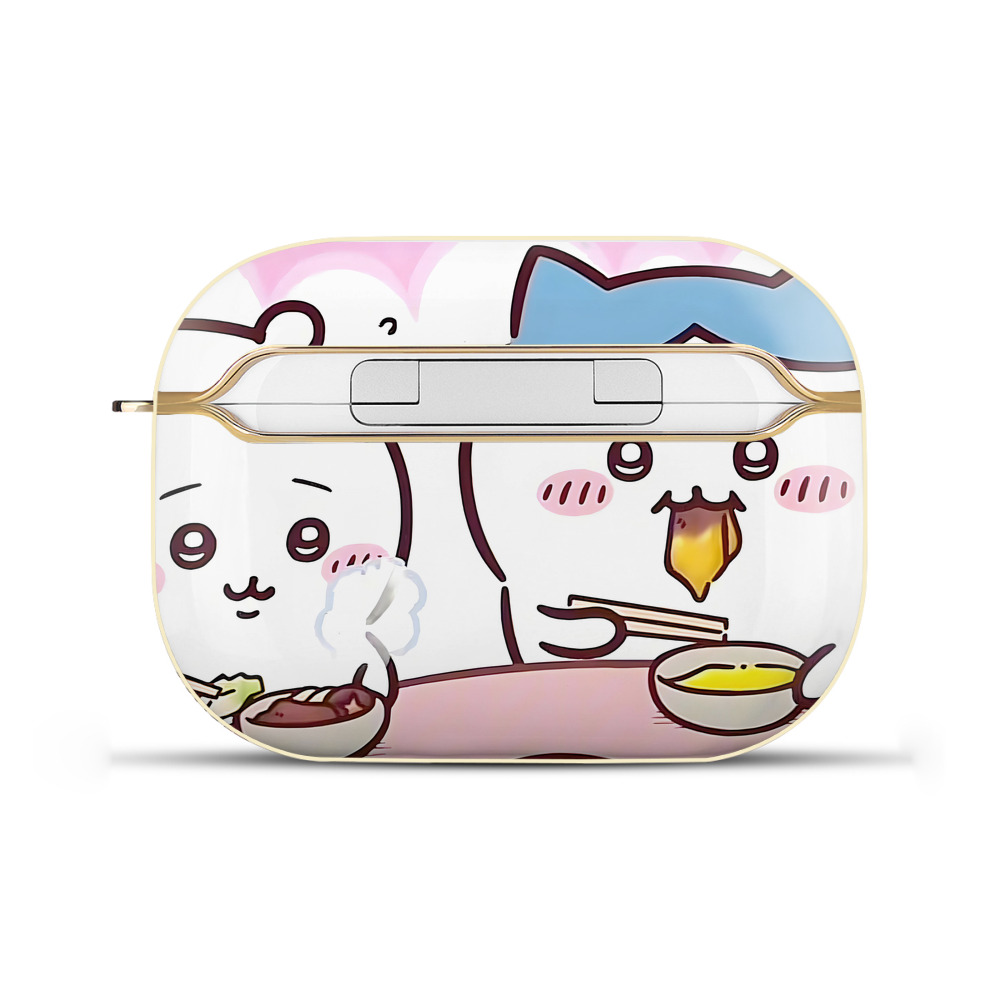 （画像用） ちいかわ Chii-kawa 【AirPods Pro用】ハードシェル保護ケース｜耐衝撃・防指紋・カラビナ付き商品仕様