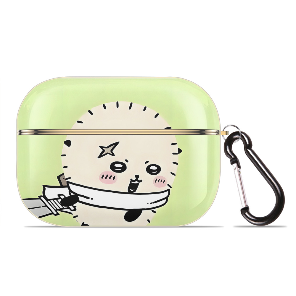 （画像用） ちいかわ Chii-kawa 【AirPods Pro用】ハードシェル保護ケース｜耐衝撃・防指紋・カラビナ付き商品仕様