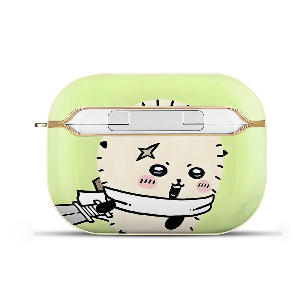 （画像用） ちいかわ Chii-kawa 【AirPods Pro用】ハードシェル保護ケース｜耐衝撃・防指紋・カラビナ付き商品仕様