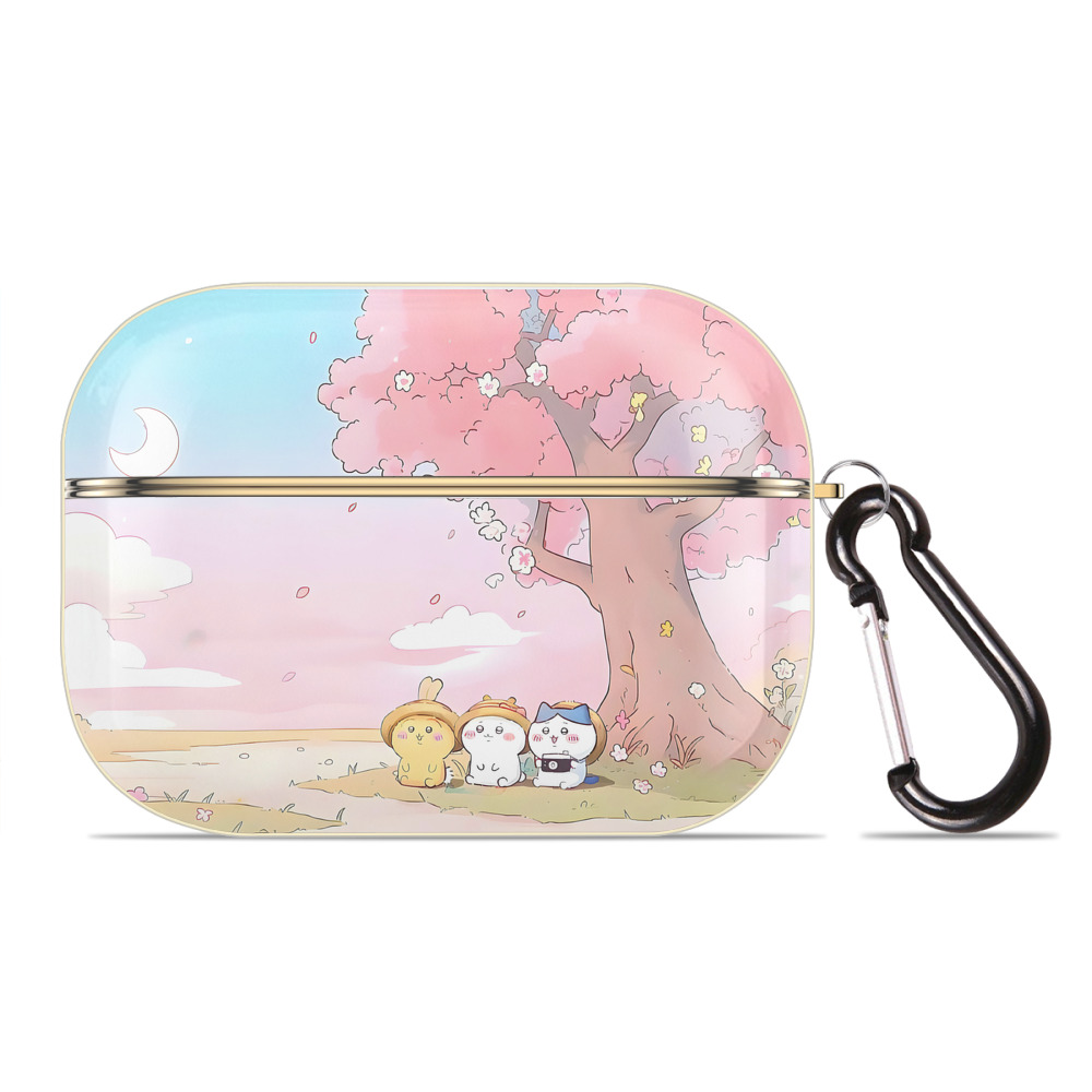 （画像用） ちいかわ Chii-kawa 【AirPods Pro用】ハードシェル保護ケース｜耐衝撃・防指紋・カラビナ付き商品仕様