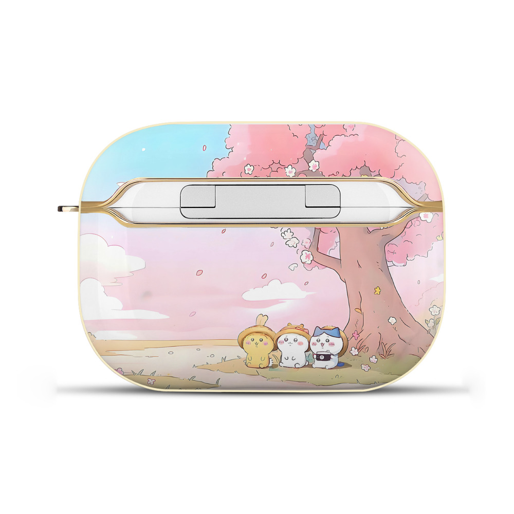 （画像用） ちいかわ Chii-kawa 【AirPods Pro用】ハードシェル保護ケース｜耐衝撃・防指紋・カラビナ付き商品仕様