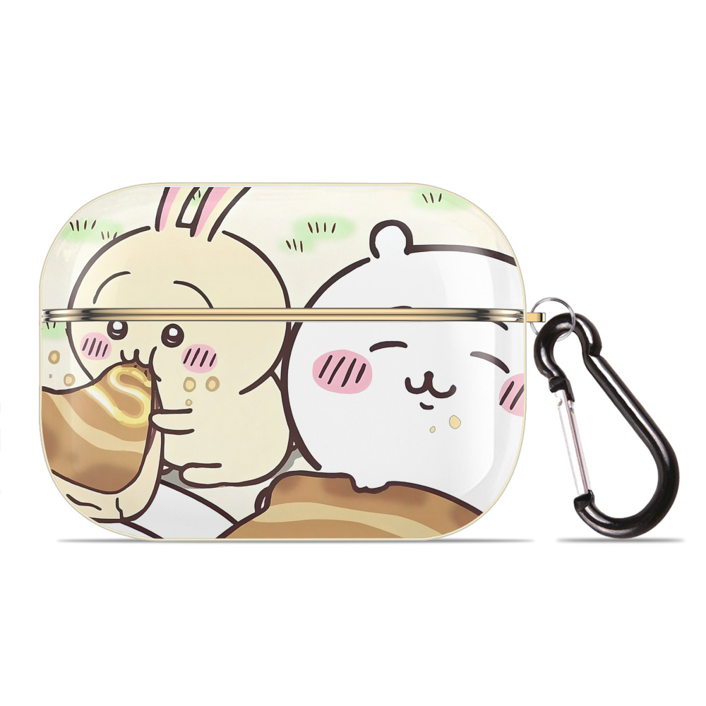 （画像用） ちいかわ Chii-kawa 【AirPods Pro用】ハードシェル保護ケース｜耐衝撃・防指紋・カラビナ付き商品仕様