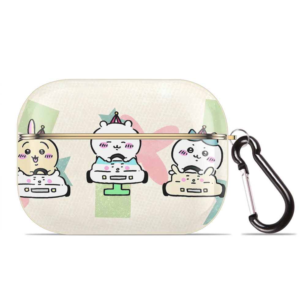 （画像用） ちいかわ Chii-kawa 【AirPods Pro用】ハードシェル保護ケース｜耐衝撃・防指紋・カラビナ付き商品仕様
