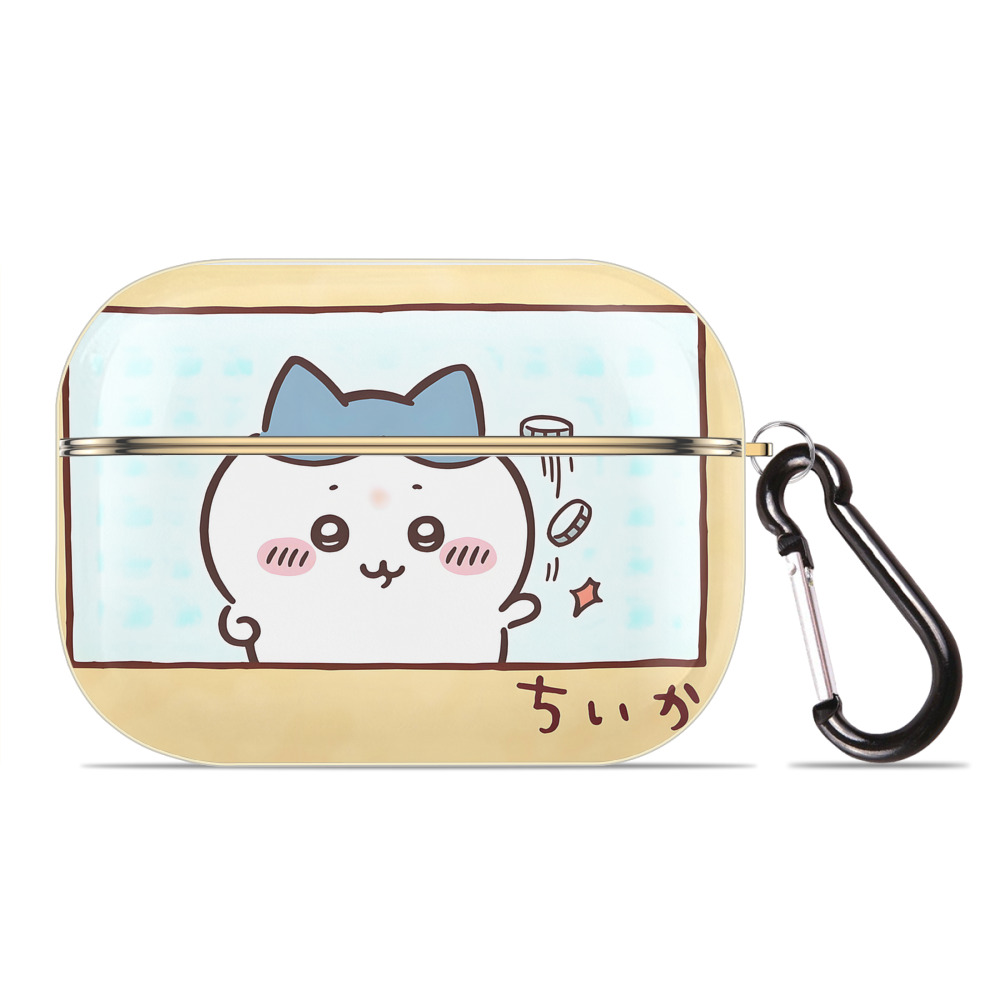 （画像用） ちいかわ Chii-kawa 【AirPods Pro用】ハードシェル保護ケース｜耐衝撃・防指紋・カラビナ付き商品仕様