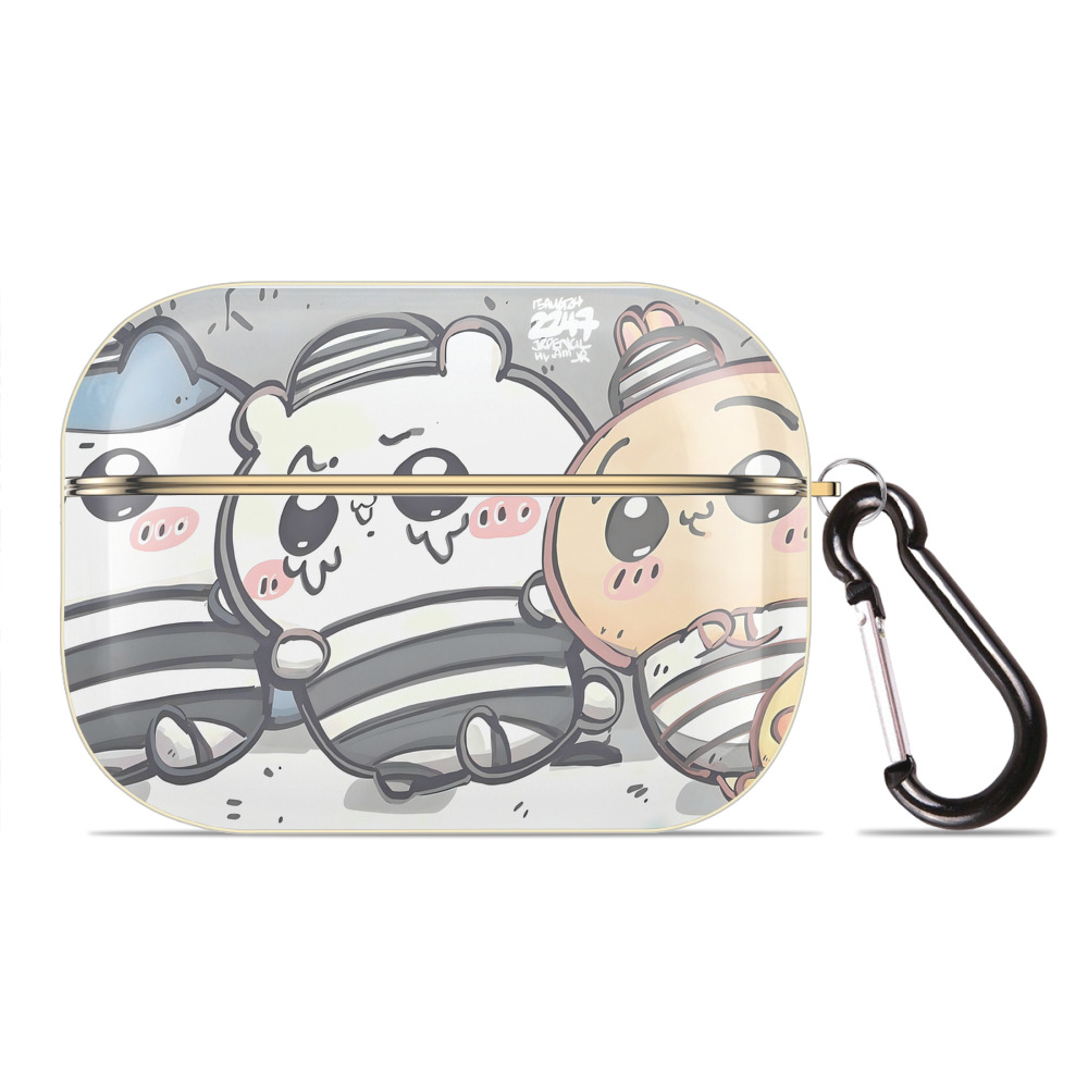 （画像用） ちいかわ Chii-kawa 【AirPods Pro用】ハードシェル保護ケース｜耐衝撃・防指紋・カラビナ付き商品仕様