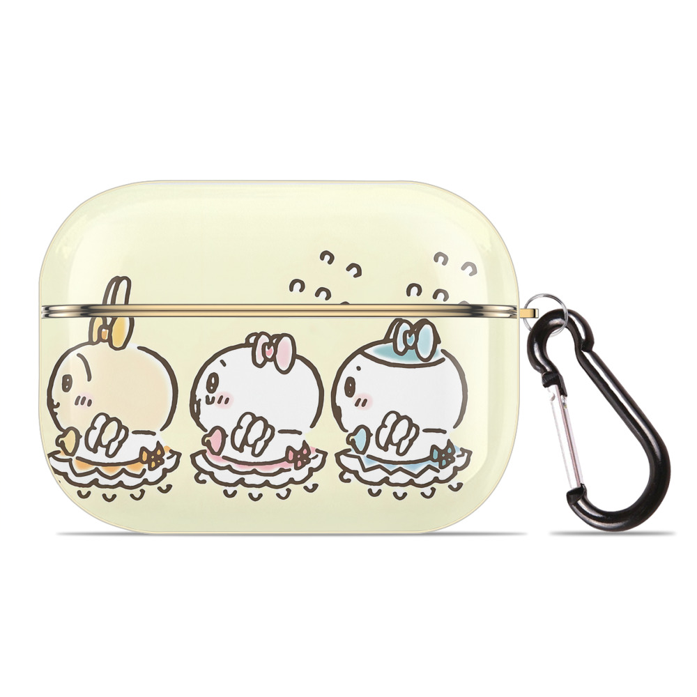 （画像用） ちいかわ Chii-kawa 【AirPods Pro用】ハードシェル保護ケース｜耐衝撃・防指紋・カラビナ付き商品仕様