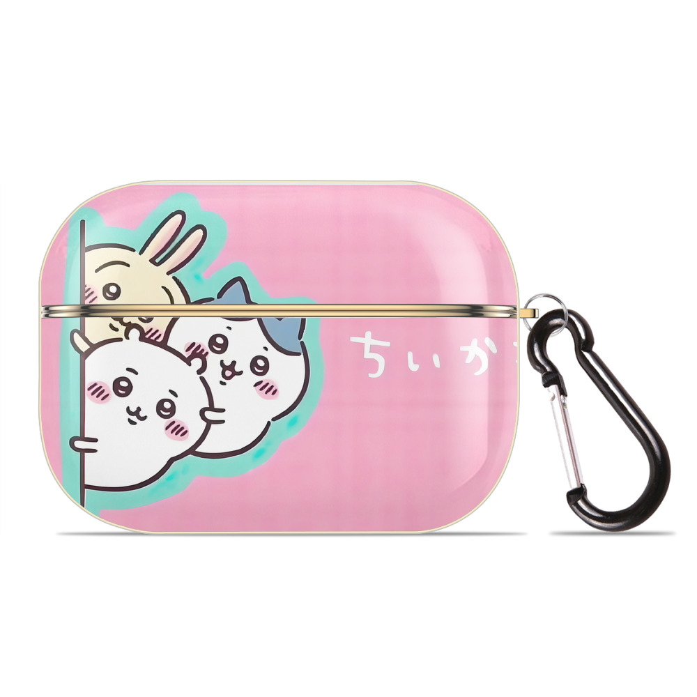 （画像用） ちいかわ Chii-kawa 【AirPods Pro用】ハードシェル保護ケース｜耐衝撃・防指紋・カラビナ付き商品仕様
