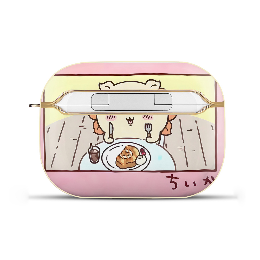 （画像用） ちいかわ Chii-kawa 【AirPods Pro用】ハードシェル保護ケース｜耐衝撃・防指紋・カラビナ付き商品仕様