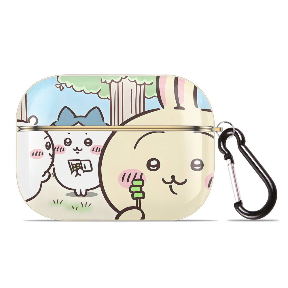 （画像用） ちいかわ Chii-kawa 【AirPods Pro用】ハードシェル保護ケース｜耐衝撃・防指紋・カラビナ付き商品仕様
