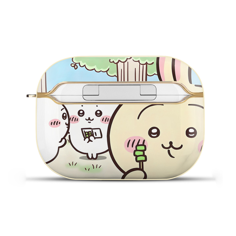 （画像用） ちいかわ Chii-kawa 【AirPods Pro用】ハードシェル保護ケース｜耐衝撃・防指紋・カラビナ付き商品仕様