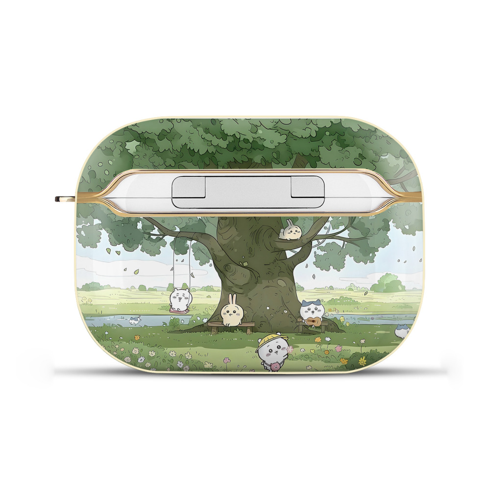 （画像用） ちいかわ Chii-kawa 【AirPods Pro用】ハードシェル保護ケース｜耐衝撃・防指紋・カラビナ付き商品仕様