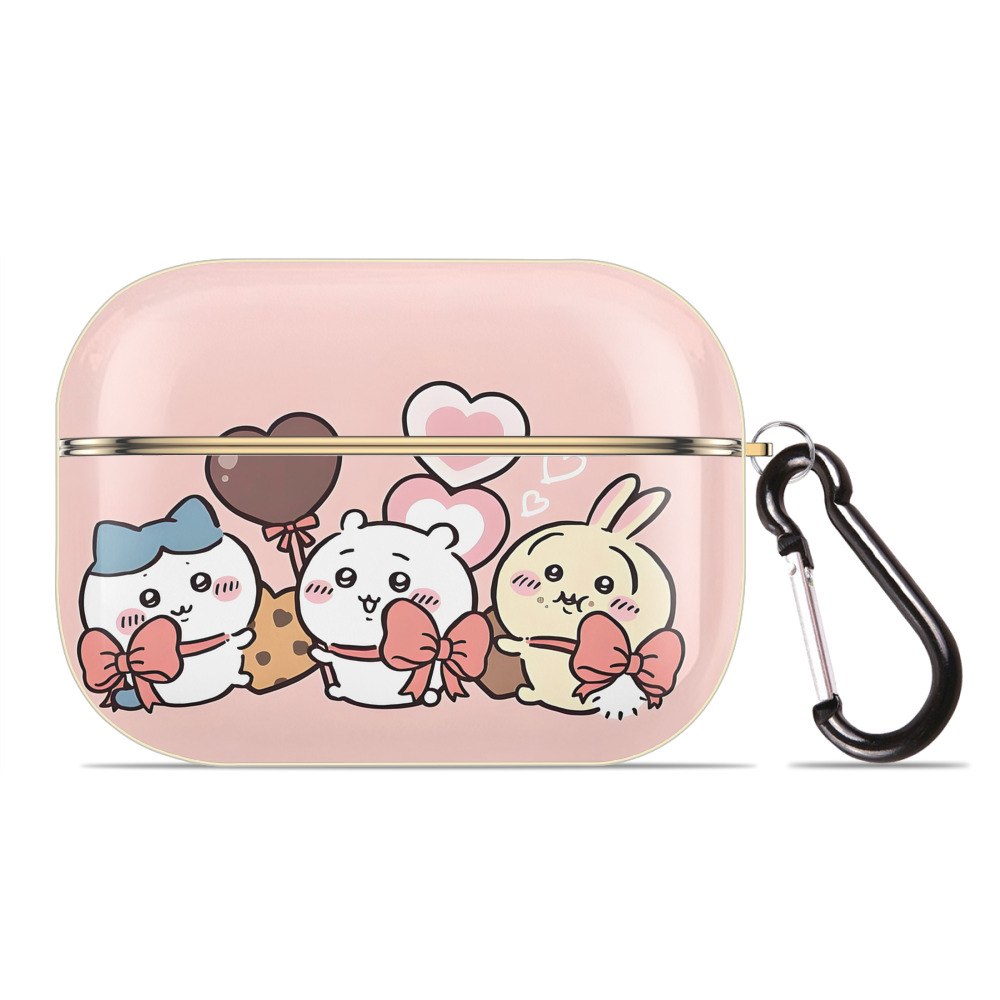（画像用） ちいかわ Chii-kawa 【AirPods Pro用】ハードシェル保護ケース｜耐衝撃・防指紋・カラビナ付き商品仕様