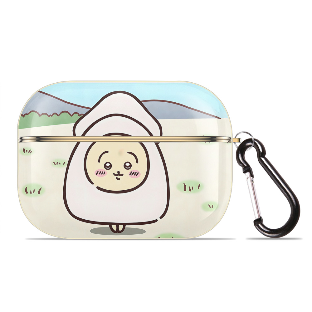 （画像用） ちいかわ Chii-kawa 【AirPods Pro用】ハードシェル保護ケース｜耐衝撃・防指紋・カラビナ付き商品仕様