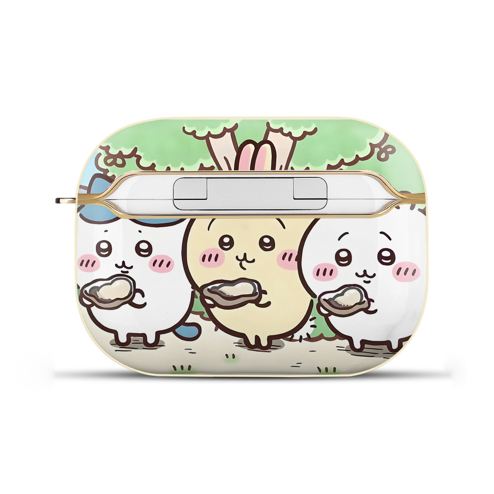 （画像用） ちいかわ Chii-kawa 【AirPods Pro用】ハードシェル保護ケース｜耐衝撃・防指紋・カラビナ付き商品仕様