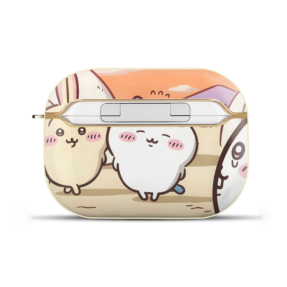 （画像用） ちいかわ Chii-kawa 【AirPods Pro用】ハードシェル保護ケース｜耐衝撃・防指紋・カラビナ付き商品仕様
