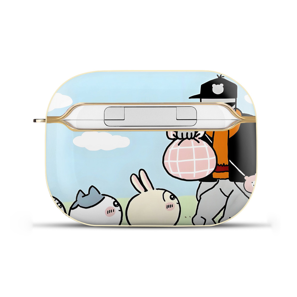 （画像用） ちいかわ Chii-kawa 【AirPods Pro用】ハードシェル保護ケース｜耐衝撃・防指紋・カラビナ付き商品仕様