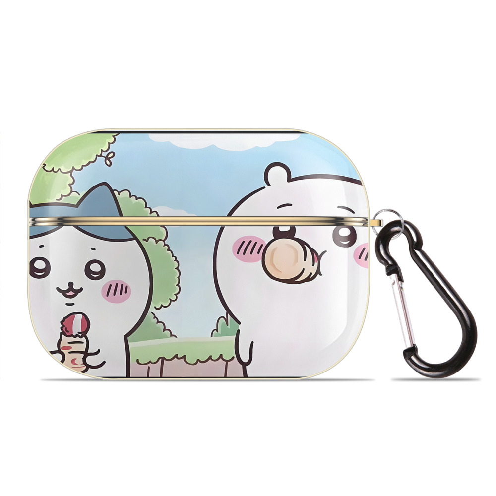 （画像用） ちいかわ Chii-kawa 【AirPods Pro用】ハードシェル保護ケース｜耐衝撃・防指紋・カラビナ付き商品仕様