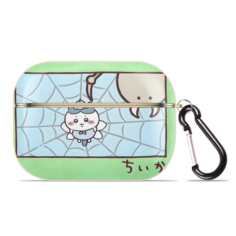 （画像用） ちいかわ Chii-kawa 【AirPods Pro用】ハードシェル保護ケース｜耐衝撃・防指紋・カラビナ付き商品仕様