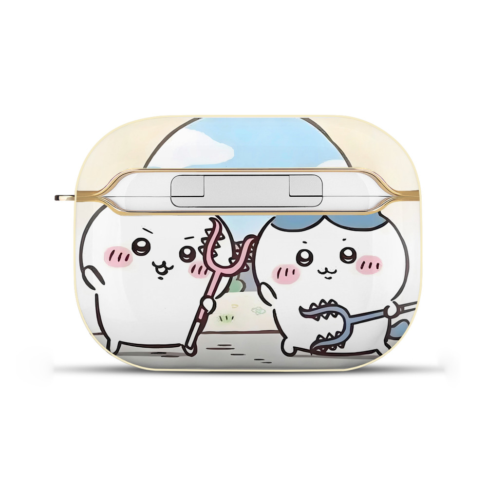 （画像用） ちいかわ Chii-kawa 【AirPods Pro用】ハードシェル保護ケース｜耐衝撃・防指紋・カラビナ付き商品仕様