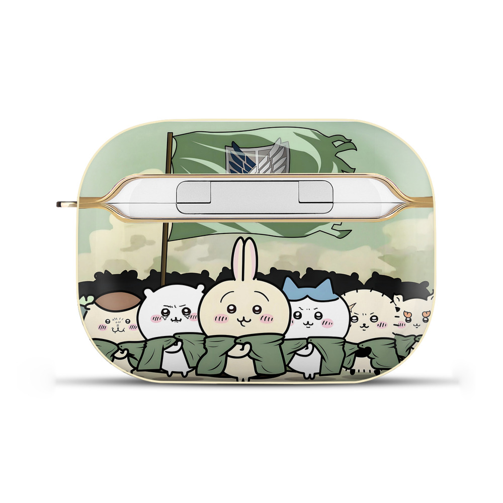 （画像用） ちいかわ Chii-kawa 【AirPods Pro用】ハードシェル保護ケース｜耐衝撃・防指紋・カラビナ付き商品仕様