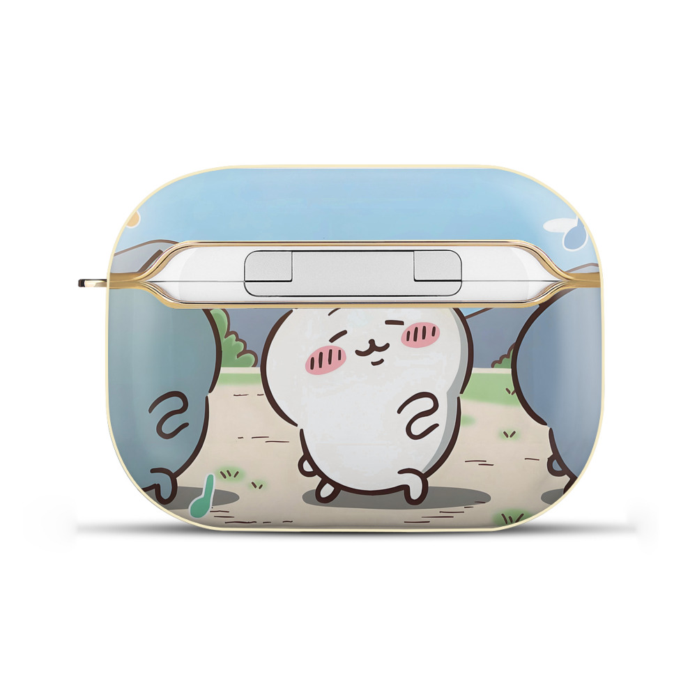 （画像用） ちいかわ Chii-kawa 【AirPods Pro用】ハードシェル保護ケース｜耐衝撃・防指紋・カラビナ付き商品仕様
