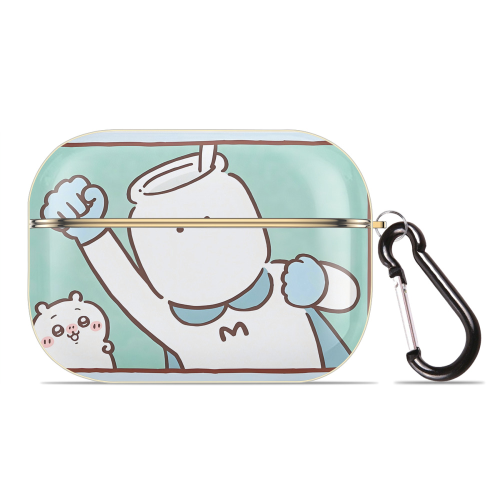 （画像用） ちいかわ Chii-kawa 【AirPods Pro用】ハードシェル保護ケース｜耐衝撃・防指紋・カラビナ付き商品仕様