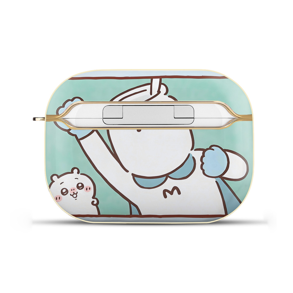 （画像用） ちいかわ Chii-kawa 【AirPods Pro用】ハードシェル保護ケース｜耐衝撃・防指紋・カラビナ付き商品仕様