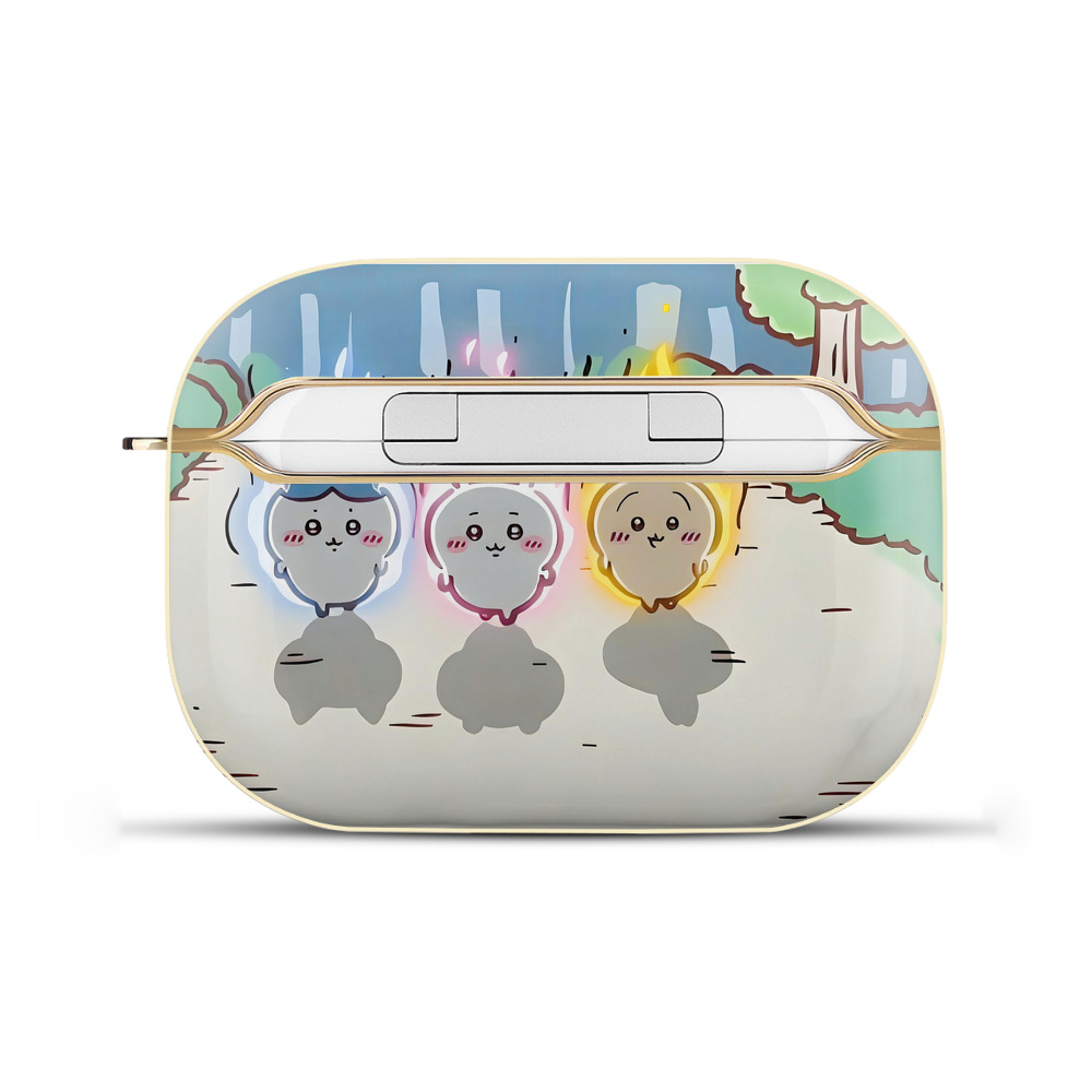 （画像用） ちいかわ Chii-kawa 【AirPods Pro用】ハードシェル保護ケース｜耐衝撃・防指紋・カラビナ付き商品仕様