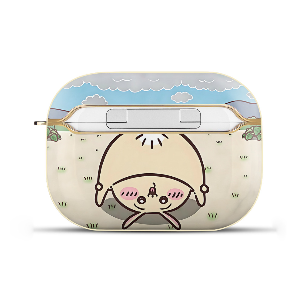 （画像用） ちいかわ Chii-kawa 【AirPods Pro用】ハードシェル保護ケース｜耐衝撃・防指紋・カラビナ付き商品仕様