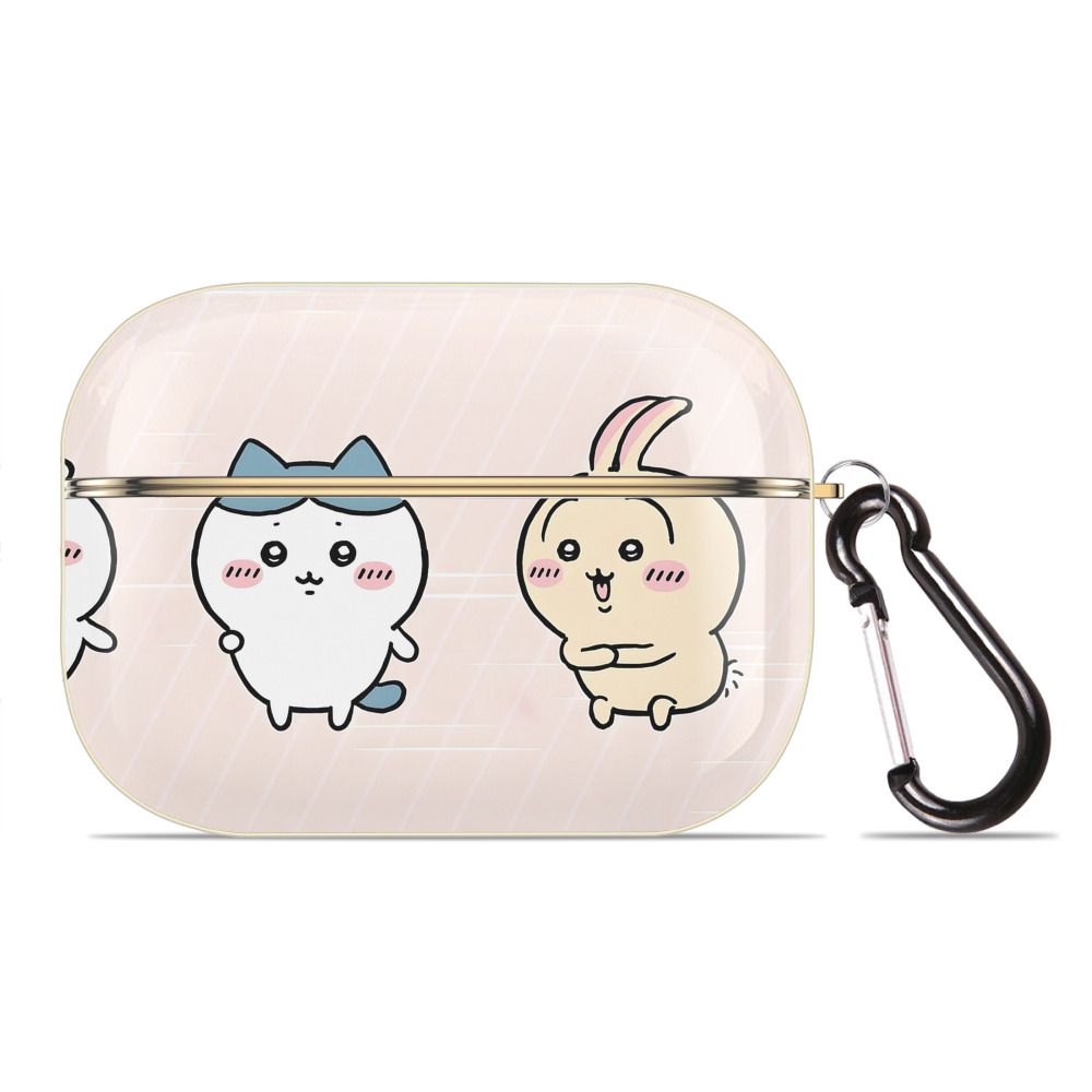 （画像用） ちいかわ Chii-kawa 【AirPods Pro用】ハードシェル保護ケース｜耐衝撃・防指紋・カラビナ付き商品仕様