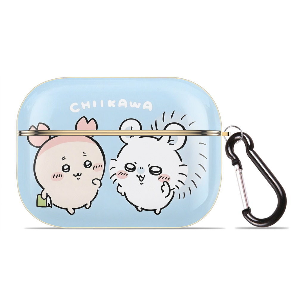 （画像用） ちいかわ Chii-kawa 【AirPods Pro用】ハードシェル保護ケース｜耐衝撃・防指紋・カラビナ付き商品仕様