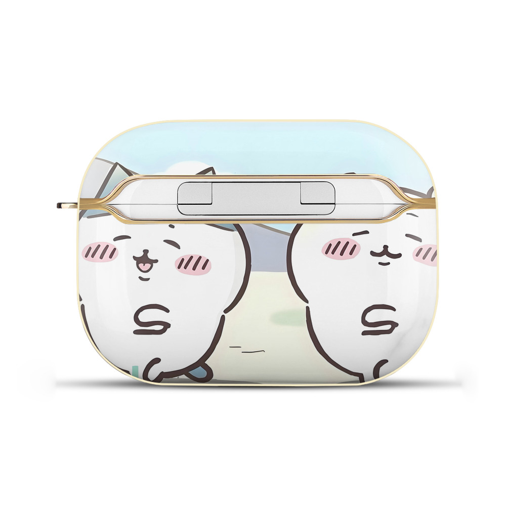 （画像用） ちいかわ Chii-kawa 【AirPods Pro用】ハードシェル保護ケース｜耐衝撃・防指紋・カラビナ付き商品仕様