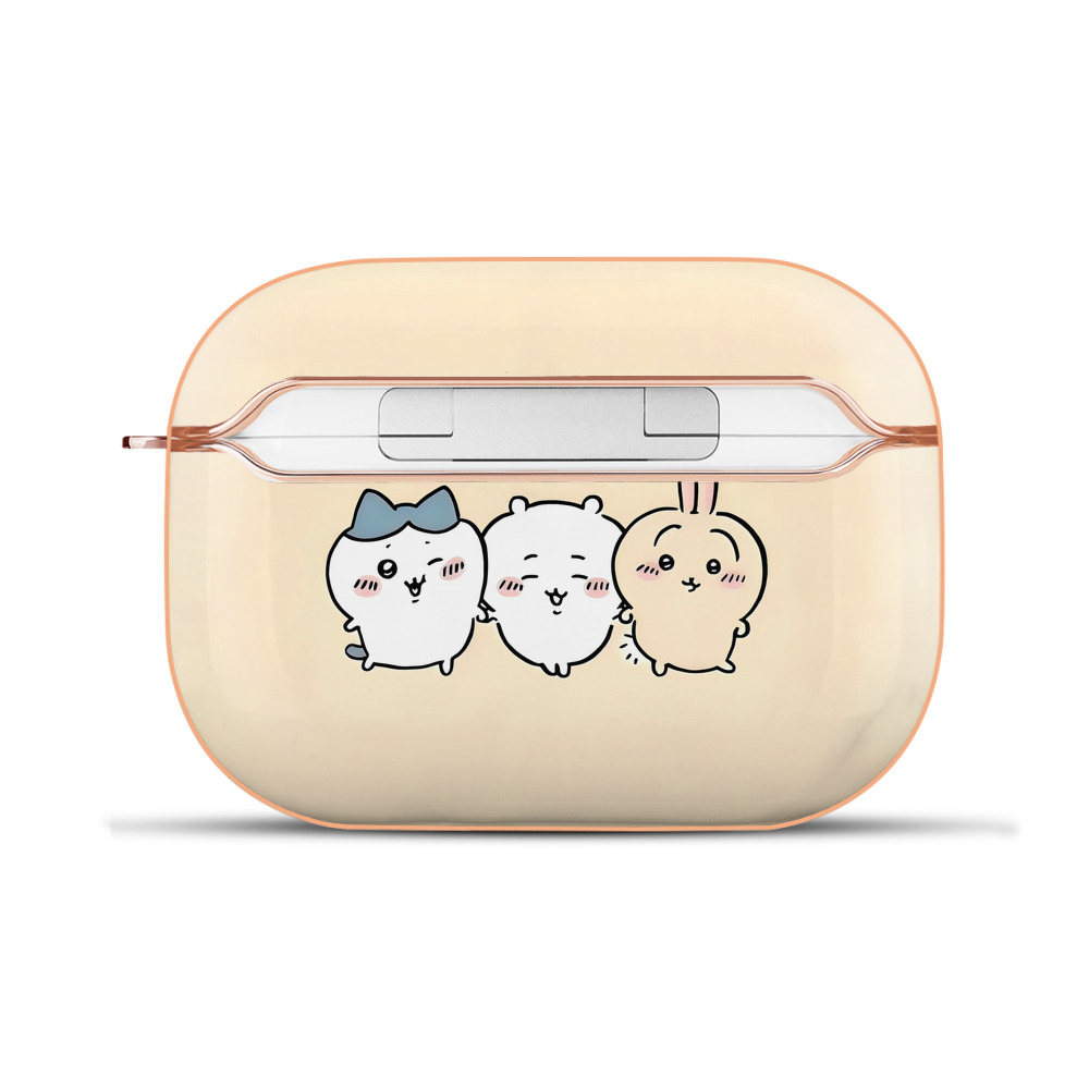 （画像用） ちいかわ Chii-kawa 【AirPods Pro用】ハードシェル保護ケース｜耐衝撃・防指紋・カラビナ付き商品仕様