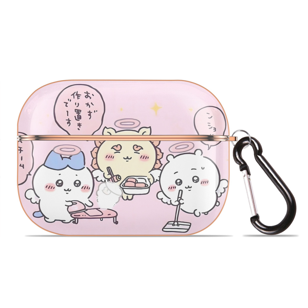 （画像用） ちいかわ Chii-kawa 【AirPods Pro用】ハードシェル保護ケース｜耐衝撃・防指紋・カラビナ付き商品仕様