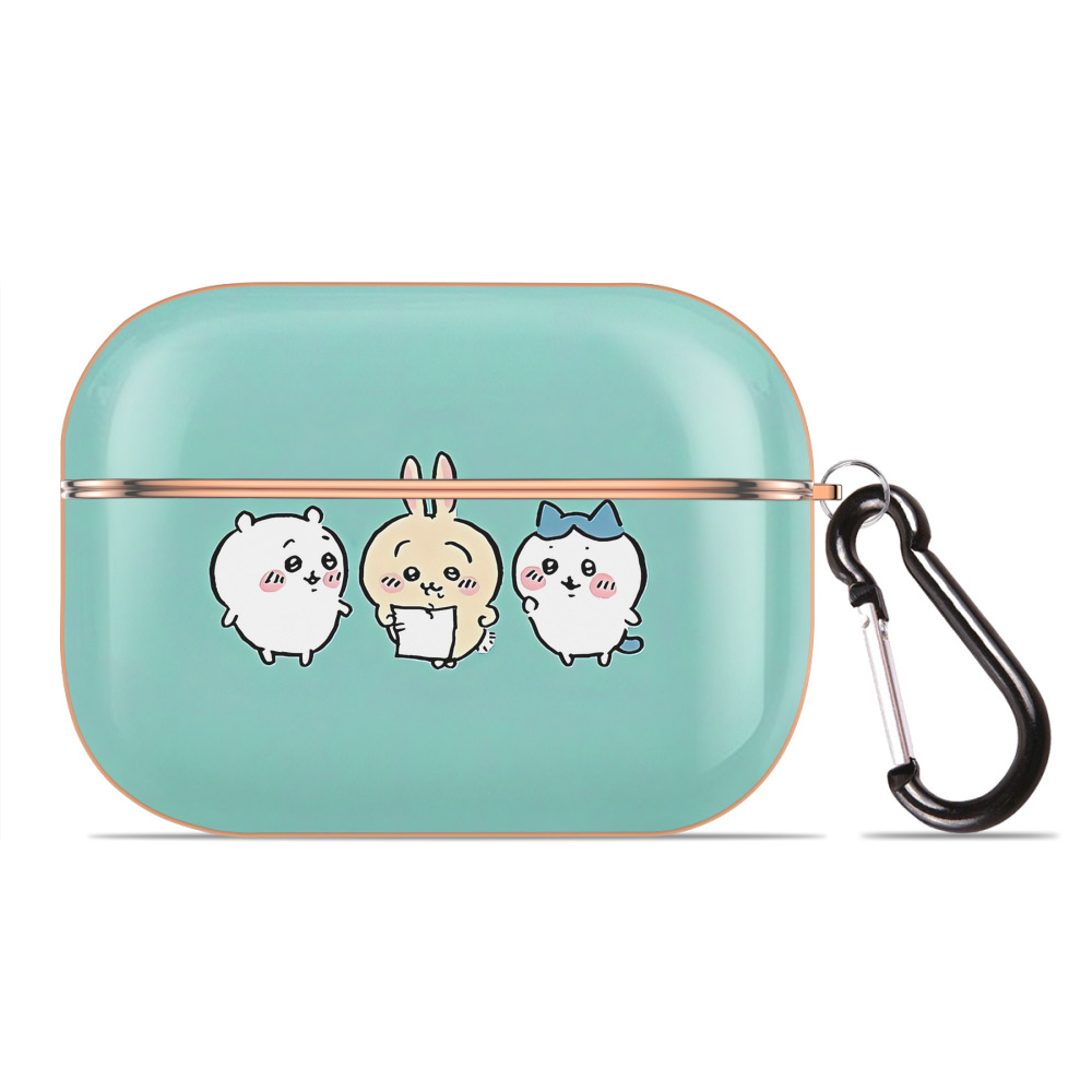 （画像用） ちいかわ Chii-kawa 【AirPods Pro用】ハードシェル保護ケース｜耐衝撃・防指紋・カラビナ付き商品仕様