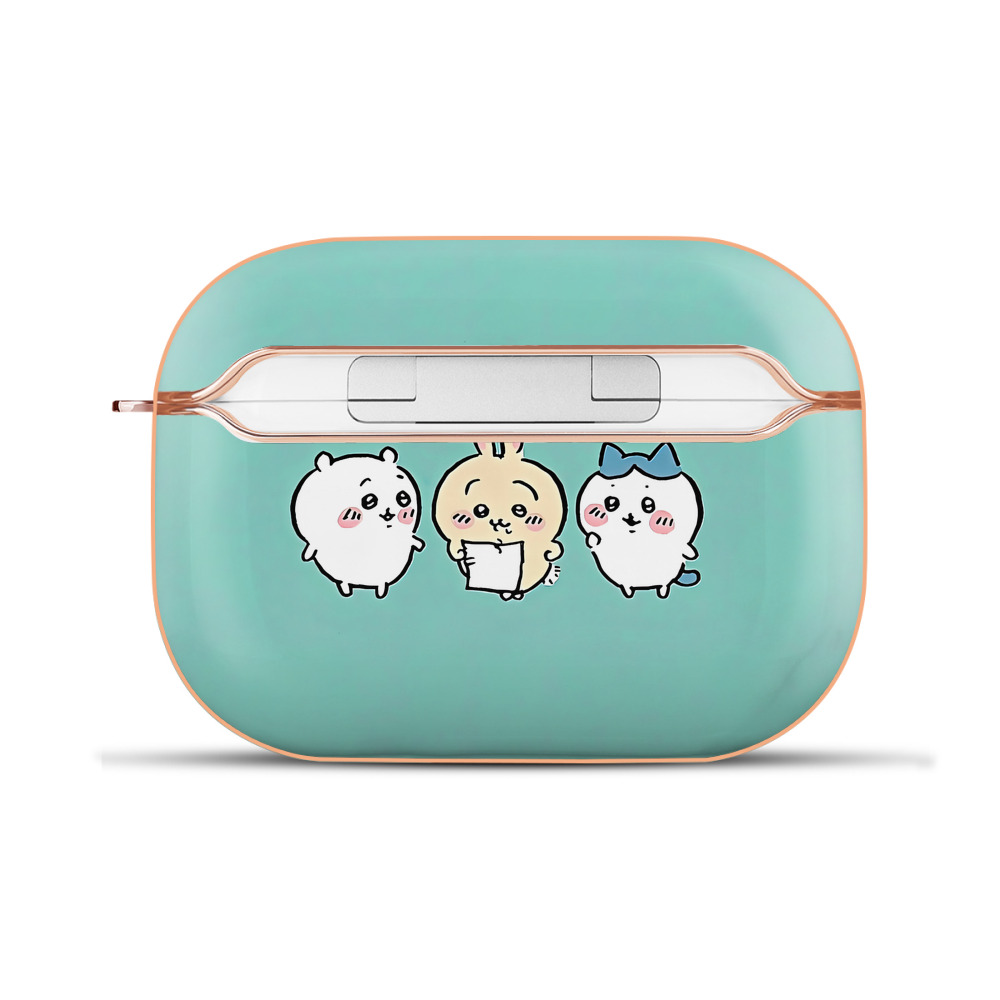 （画像用） ちいかわ Chii-kawa 【AirPods Pro用】ハードシェル保護ケース｜耐衝撃・防指紋・カラビナ付き商品仕様