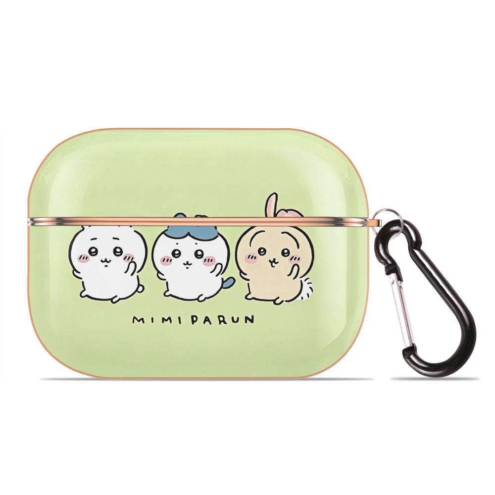 （画像用） ちいかわ Chii-kawa 【AirPods Pro用】ハードシェル保護ケース｜耐衝撃・防指紋・カラビナ付き商品仕様