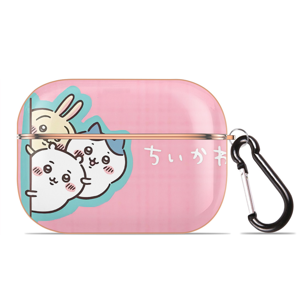 （画像用） ちいかわ Chii-kawa 【AirPods Pro用】ハードシェル保護ケース｜耐衝撃・防指紋・カラビナ付き商品仕様