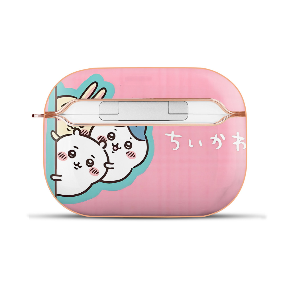 （画像用） ちいかわ Chii-kawa 【AirPods Pro用】ハードシェル保護ケース｜耐衝撃・防指紋・カラビナ付き商品仕様