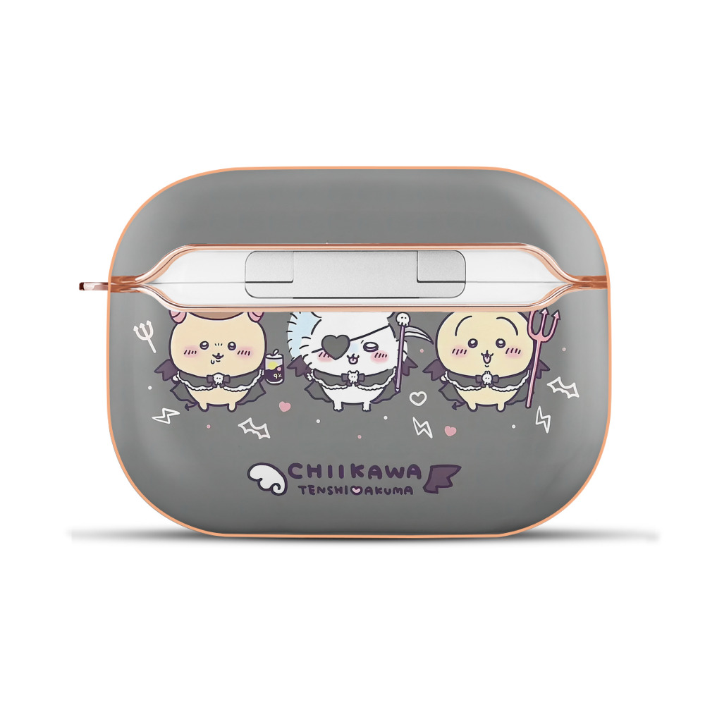 （画像用） ちいかわ Chii-kawa 【AirPods Pro用】ハードシェル保護ケース｜耐衝撃・防指紋・カラビナ付き商品仕様