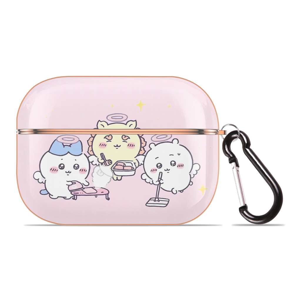 （画像用） ちいかわ Chii-kawa 【AirPods Pro用】ハードシェル保護ケース｜耐衝撃・防指紋・カラビナ付き商品仕様